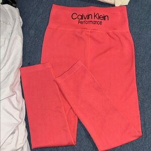 Calvin Klein Performance Coral Leggings